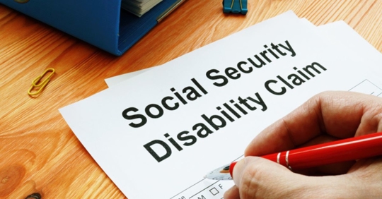filling out SSDI form