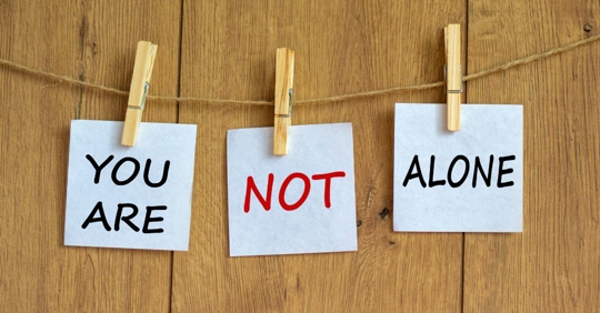 you are not alone signs