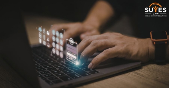 person typing in computer